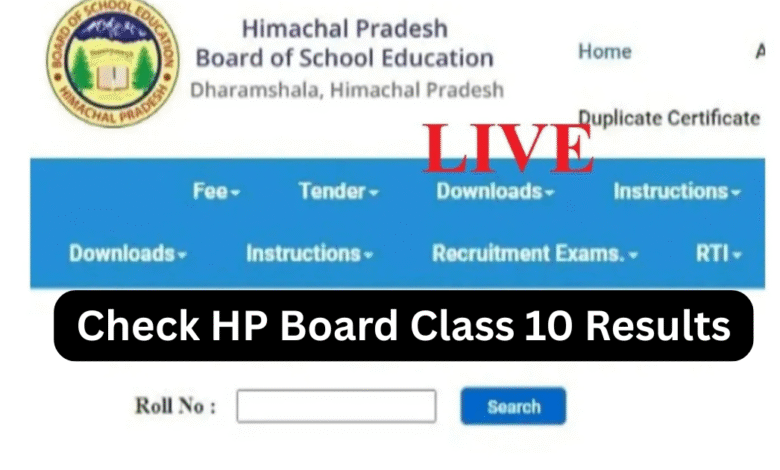 Check HP Board Class 10 Results Online