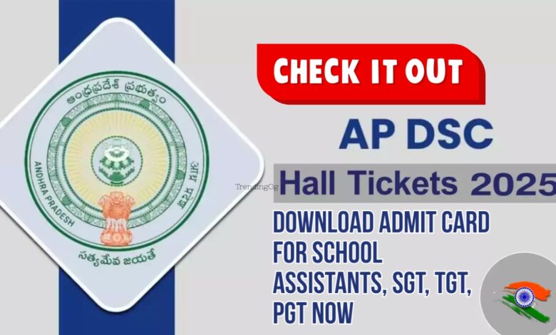 AP DSC Hall Tickets Released
