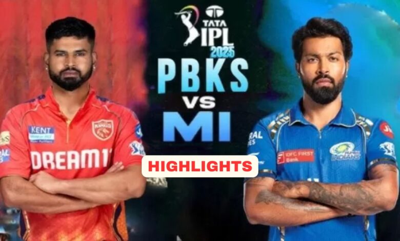 MI vs PBKS 2025